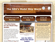 Tablet Screenshot of modelshipworldforum.com